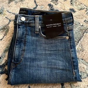 Banana republic high rise skinny jeans